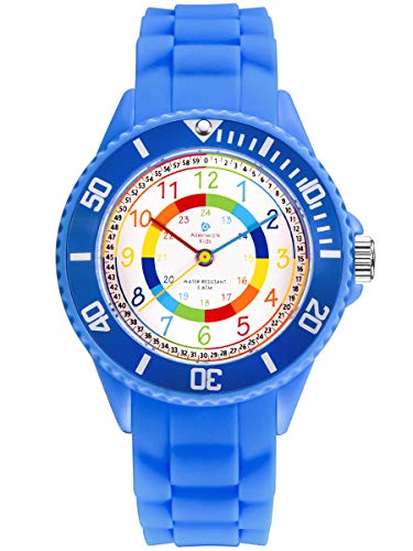 Blue/Multi-coloured/Silicone Strap Blue