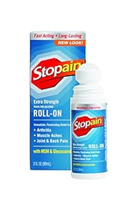 Stopain Extra Strength Pain Relief Roll-On, 3 Ounce