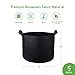 VIVOSUN 5-Pack 5 Gallon Grow Bags Heavy Duty 300G Thickened Nonwoven Plant Fabric Pots with Handlesthumb 2