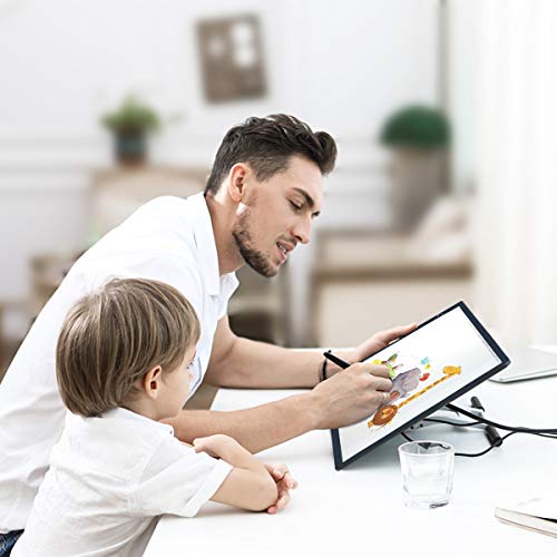 Large A3 Drawing Painting Board for Kids, 23" LED Light Box Tracing Drawing Pad Diamond Painting 10 Dimmable Brightness Adjustable for Artists Sketching Animation Stencilling X-rayViewing (Black)