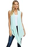 Annabelle Women's Open Front Pocketed Stripe Print