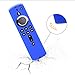 WERONE Silicone Cover/Case for Fire TV 4K/Fire TV (3rd Gen)/Compatible with All-New 2nd Gen Alexa Voice Remote Control (Night-Glow Blue)