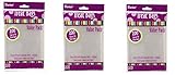 Darice 28-002V 3-3/4-Inch-by- 6-Inch Clear Treat Bag 3 pack totals 600-Pieces
