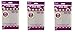 Darice 28-002V 3-3/4-Inch-by- 6-Inch Clear Treat Bag 3 pack totals 600-Pieces