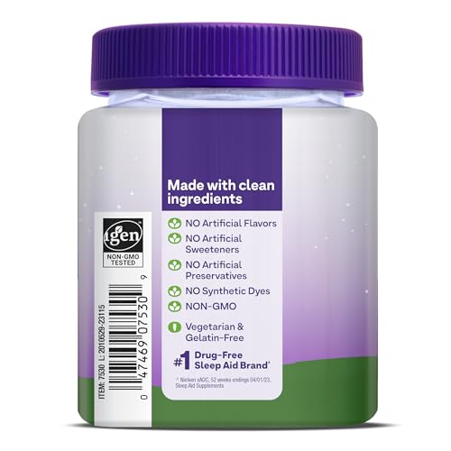 NATROL KIDS MELATONIN GUMMIES 1MG, CHILDREN’S MELATONIN FOR RESTFUL SLEEP, 90 RASPBERRY-FLAVORED SLEEP GUMMIES, 90 DAY SUPPLY