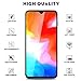 OnePlus 6T Screen Protector, KuGi 9H Hardness HD Clear Tempered Glass Screen Protector for The OnePlus 6T Smartphone(Black)