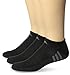 adidas Men's Superlite Stripe No Show Socks (3-Pair), Black/Graphite/Medium Lead, X-Large