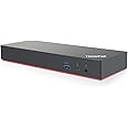 Lenovo ThinkPad Thunderbolt 3 Dock Gen 2 135W (40AN0135) Dual UHD 4K Display Capability, 2 HDMI, 2 DP, USB-C, USB 3.1 with 3 Years Warranty Card