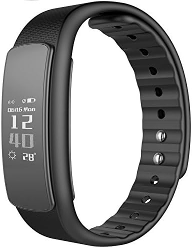 ApexJoy I3/I6HR Waterproof Fitness Tracker Smart Band Bracelet with Dynamic Heart Rate Monitor Deep/Light Sleep Monitor,Call,Text &amp; Calendar Alert Calories Step Counter for Android iOS iPhone