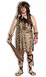 Forum Novelties Men's Macho Caveman Costume, Multi, Plus