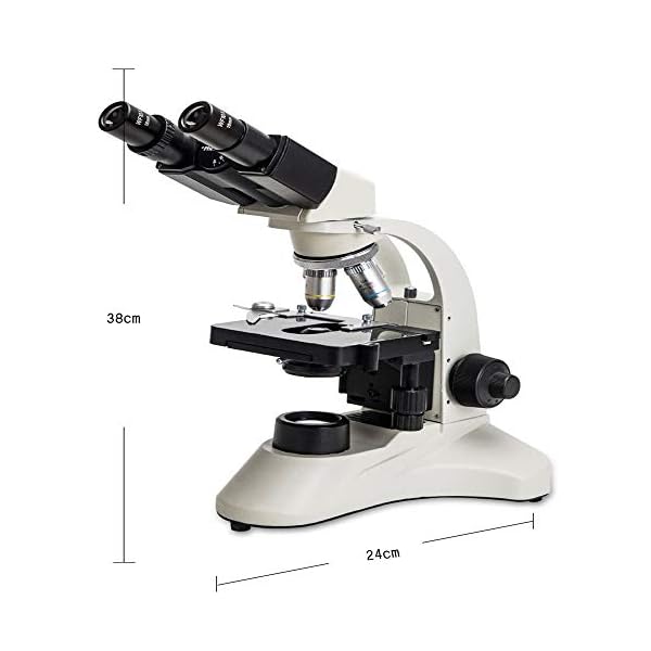 QuRong Professionelles Biologisches Mikroskop für die Wasserqualität für die Reparatur von Leiterplatten 38X24X21cm weiß – Bild 5