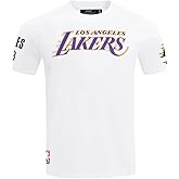 Pro Standard Mens NBA Los Angeles Lakers Lebron James #23 Classic Player Short Sleeve Tee White M