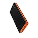 EasyAcc 20000mAh USB C Portable Charger, 18W Quick Charge Power Bank (5A Input, 6A Output) Fast Recharge External Battery Pack, Black Orange