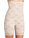 Bali Women's Shapewear Lace 'N Smooth Hi-Waist Thigh Slimmer, Rosewood, Medium