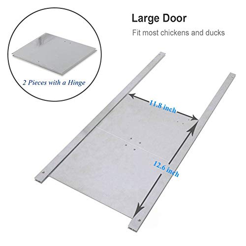 JVR Chicken Coop Door Automatic Opener Kit, Waterproof WiFi Timer Controller Actuator Motor Mobile/Remote Control, 12V DC Power Supply (WiFi)