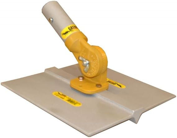 Gator Tool Concrete Walking Groover 7/8”Dx 3/4”Wx 3/4”R Flat End 10" x