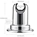 HOMFA Shower Head Holder Waterproof Adjustable Wall Mount 3M Adhesive Bathroom Suction Cup Handheld Shower Head Bracket