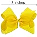 50Pcs 6 Inch Hair Bows For Girls, Large Big Hair Bow Clips 6 inches For Teens Kids Children Toddlers