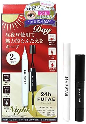 24h FUTAE 3.5ml アイプチ 二重まぶた 昼用 夜用 セット 二重瞼 二重矯正 一重 メイク ふたえのり コスメ 女性用 昼用 夜用
