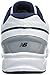 New Balance Men's MW411v2 Walking Shoe, White/Blue, 10.5 D US