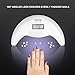 UV LED Nail Dryer, OUTTOP 48W/24W Double Power UV Nail Lamp Quick Dry Sun5 Curing Lamp with 4 Timer Setting Mode and Automatic Senor for Gel Nail Polish