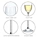 IFOLAINA Champagne Glasses Set of 2 Christmas Flutes Lead Free 8 Ounce with Clear Long Crystal Diamond Stem -New Year Valentine's Day, Birthday, Anniversary or Wedding Gifts