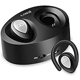 Bluetooth Headphones, Losei Dual Wireless Earbuds True Mini Twins Stereo Bluetooth Headset V4.1 Earphones with Built-in Mic and Charging Case for iPhone Samsung iPad and Most Android Phones (Silver)