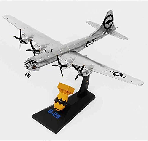 YZHM 1: 144 B29 Bomber Druckguss-Modellsatz, Zweiter Weltkrieg Terminator Fat Man Simulation Legierung Modell Spielzeug… – Bild 3