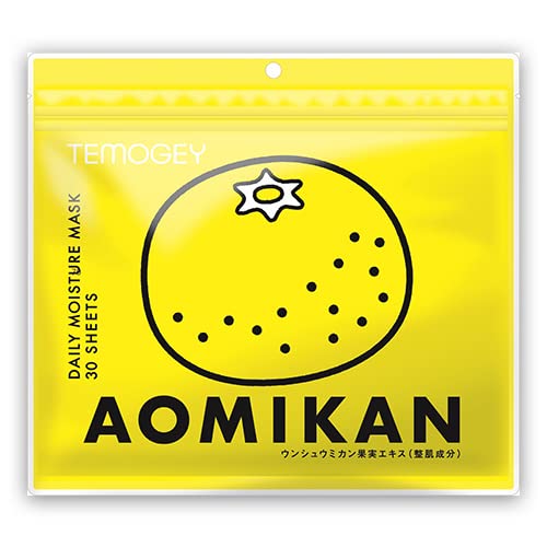 TEMOGEY Daily Moisture Facial Mask 30 Sheets - AOMIKAN