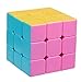 Puzzle Speed Cube - Stickerless Magic 3x3x3 Cube Puzzle (Orange, Green, Pink, Blue, Yellow and White) for All Ages
