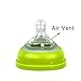 Glass Baby Bottle, 8 Ounce with Sippy Straw, Bottle Handle, Anti-Colic Nipple, Natural Feeding for 6 Months Plus