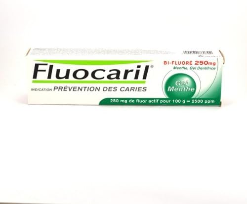 Fluocaril Bi-fluore 250mg Mint Toothgel for Decay Protection 125 Ml