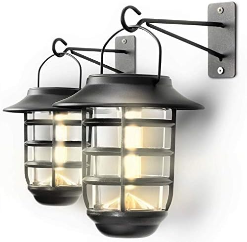 Home Zone Security Solar Wall Lantern 