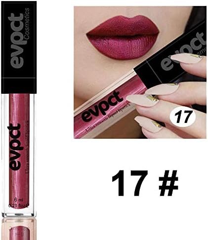 FOTBIMK Matte Liquid Lipsticks Pink New Long Lasting Lipstick Waterproof Lip Gloss Lip Liner Cosmetics(17#)