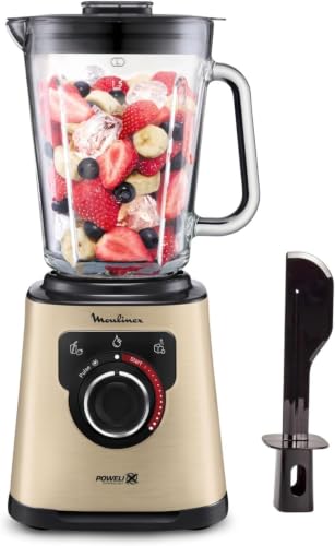Perfect Mix, Batidora de vaso 1200 W, Cuchillas Powelix de alta eficiencia, Capacidad 2 L, Sistema de refrigeración, Ideal para batidos, licuados y cocktails, Tritura hielo, Autoclean, LM871A