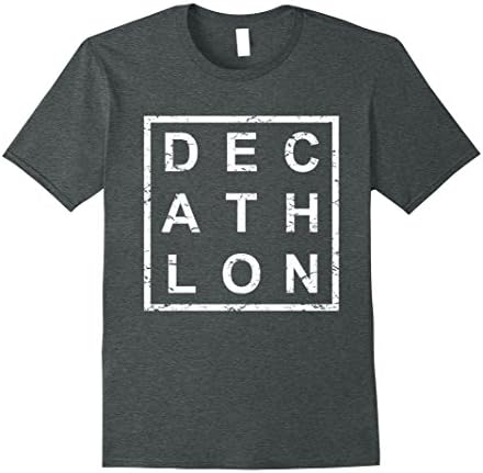 Men's Stylish Decathlon T-Shirt Small Dark Heather