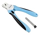 Gimars High Grade Stainless Steel Sharp Blade Dog Nail Clippers and Cat Combs with Safety Guard ,Nail File and Non Slip Handle Grip to Trim Thin and Thick Nails