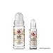 WagsMarket - Amber White Perfume Oil, Choose from 0.33 oz Roll On to 4 oz Glass Bottle, by The Egyptian Musk FactoryTM (0.33oz Roll On)