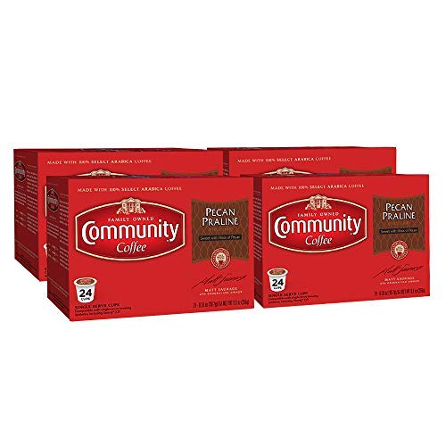 image for Community Coffee Pecan Praline Flavored Medium Roast Single Serve 96 C