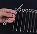 HONSHEN Turkey Lacers for Trussing Turkey,6 inches Stainless Steel metal skewers,Set of 12