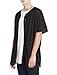 OLLIN1 Premium Mens Sports Button Mesh Short Sleeve Baseball Jersey