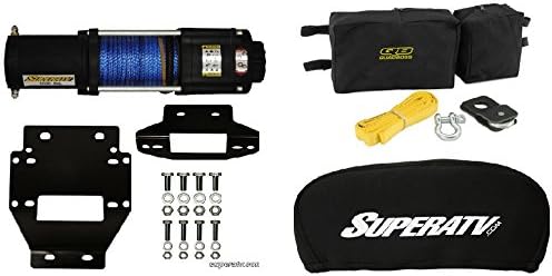 Polaris RZR 900 2011+ 4500 lb Winch,Winch Mount,Winch Cover and Accessory Kit