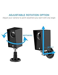 MOYEEL Cable de extensión de potencia micro USB de 33 pies con montaje en pared para Wyze Cam Wyze Cam Pan, Blink XT Cam Kit de montaje Cable de carga y sincronización de datos duraderos para cámaras de seguridad domésticas (Negro)