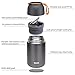 2 Pack Vacuum Insulated Food Jar Hot Food Containers for Lunch School Soup Thermos For Kids,Travel Food Flask Hot Cold (24oz,17oz) (Grey)