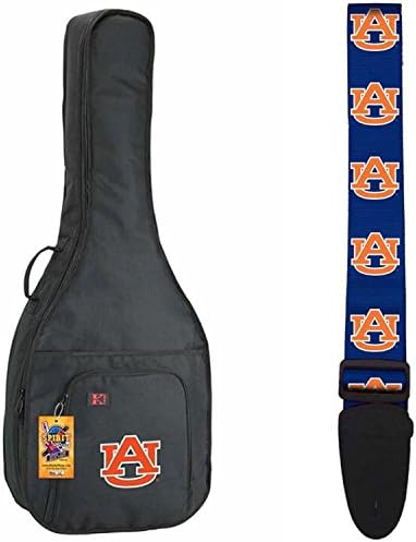 NCAA Collegiate Electric Guitar Bag/Strap - Auburn University Tigers
