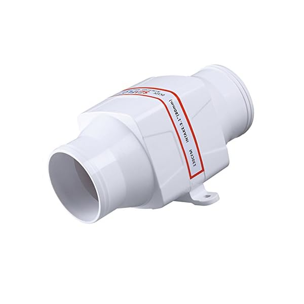 SEAFLO-3-Electric-In-Line-Marine-Bilge-Air-Blower-12V-130-CFM-220-CMH-Quiet-Boat-White SEAFLO-3-Electric-In-Line-Marine-Bilge-Air-Blower-12V-130-CFM-220-CMH-Quiet-Boat-White