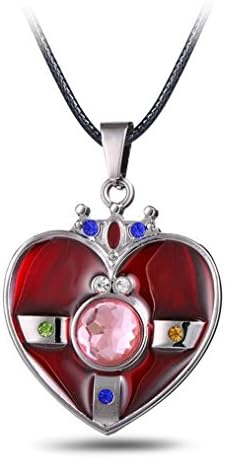 VikingsCap Fashion New Anime Tsukino Usagi Kawaii Jewerly Necklace Sailor Moon Logo Necklace Pendant