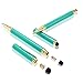 iDream365 Universal Touch Screen Pen for All Touch Screen Tablets,Cell Phones-2Pack Peacock Green/Gold