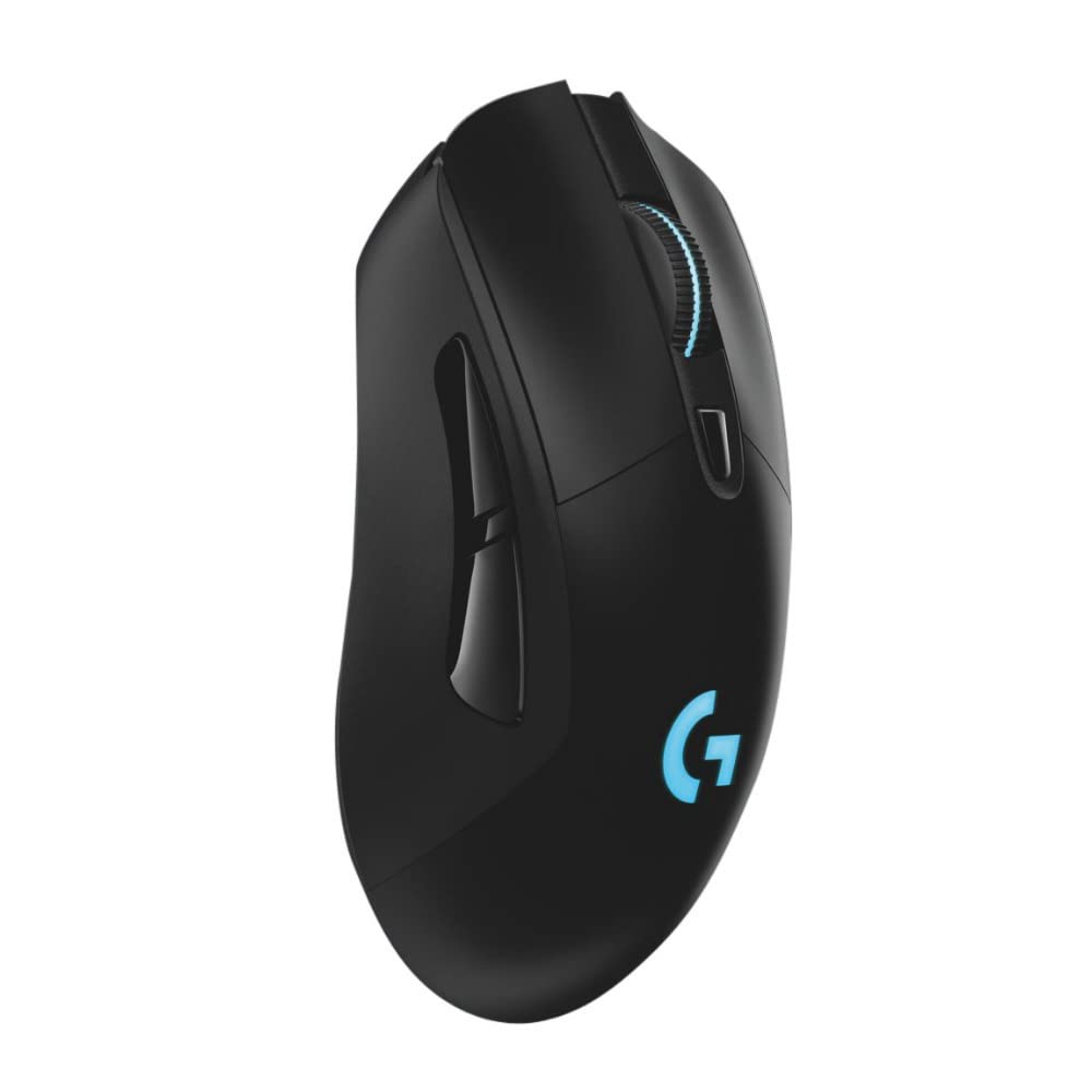 Logitech G703 Lightspeed Gaming Mouse with POWERPLAY Wireless Charging Compatibility, Black