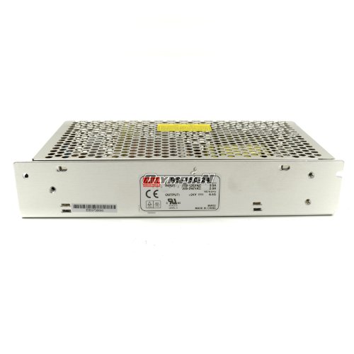 MEAN WELL RS-150-24 Enclosed Switchable AC-to-DC Power Supply, 150W, 24V, 6.5 Amp, 1.5"